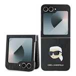 Etui Karl Lagerfeld Saffiano Monogram na Samsung Galaxy Z Flip 6 - cza