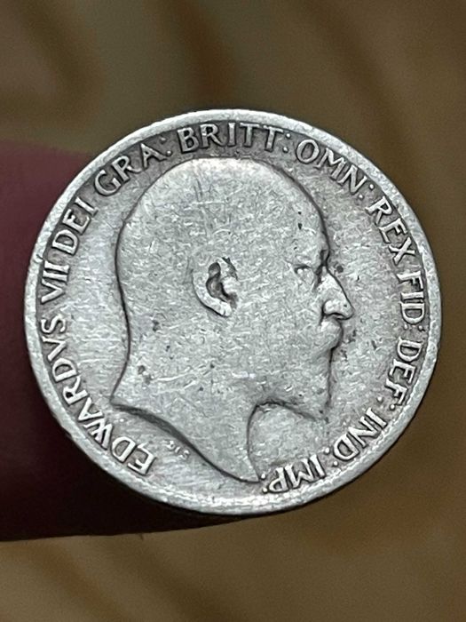 moeda em prata 1910  Eduardo VII
