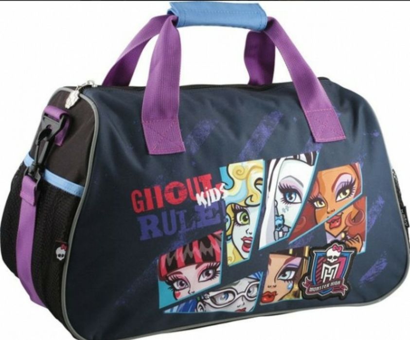 Спортивная детская сумка Monster high