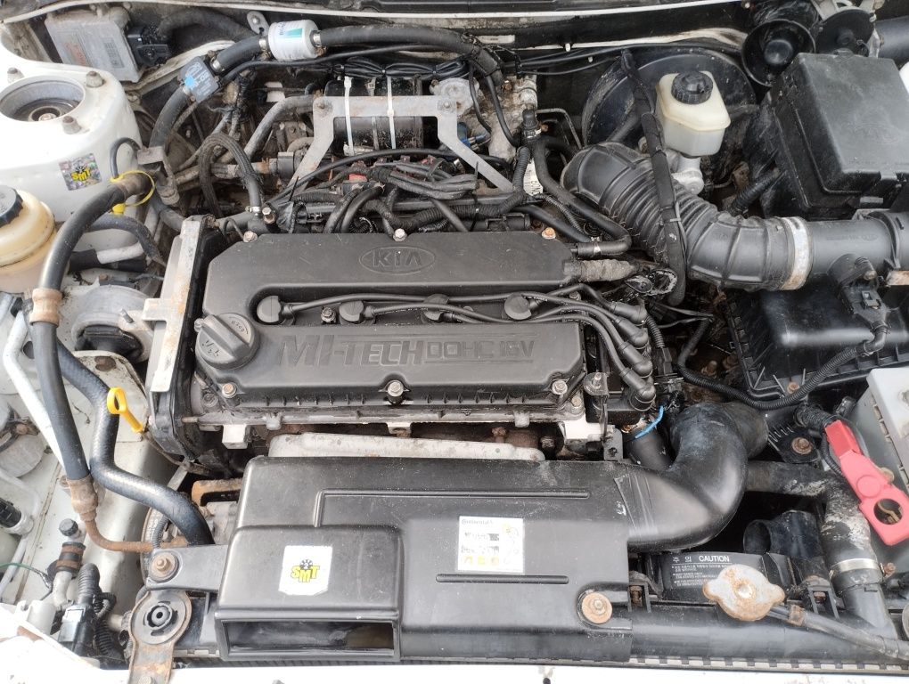 Мотор Двигатель КПП Kia Sephia 1.6