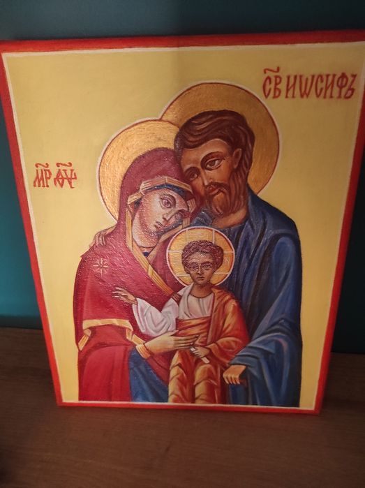 Obraz Świętej rodziny na płótnie