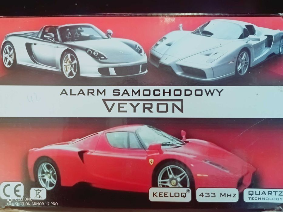 Alarm samochodowy VEYRON NOWY! Przesyłka gratis!