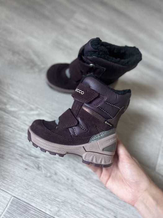 Зимние термо ботинки ecco новые