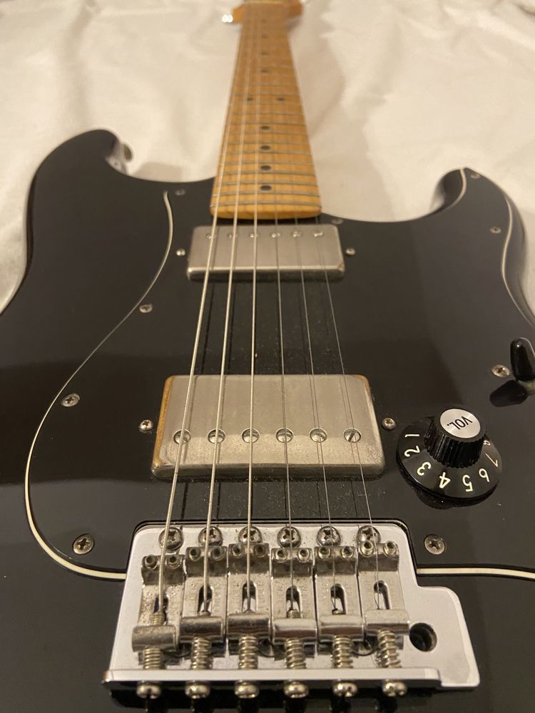 Pickguard Fender Stratocaster HH Blacktop MIM 2010