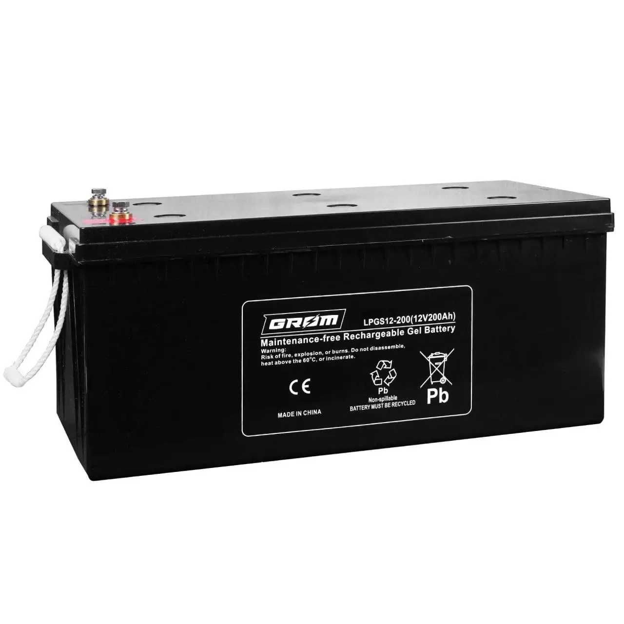 Гелевый аккумулятор Grom LPGS12 HYBRID GEL(12v200Ah)