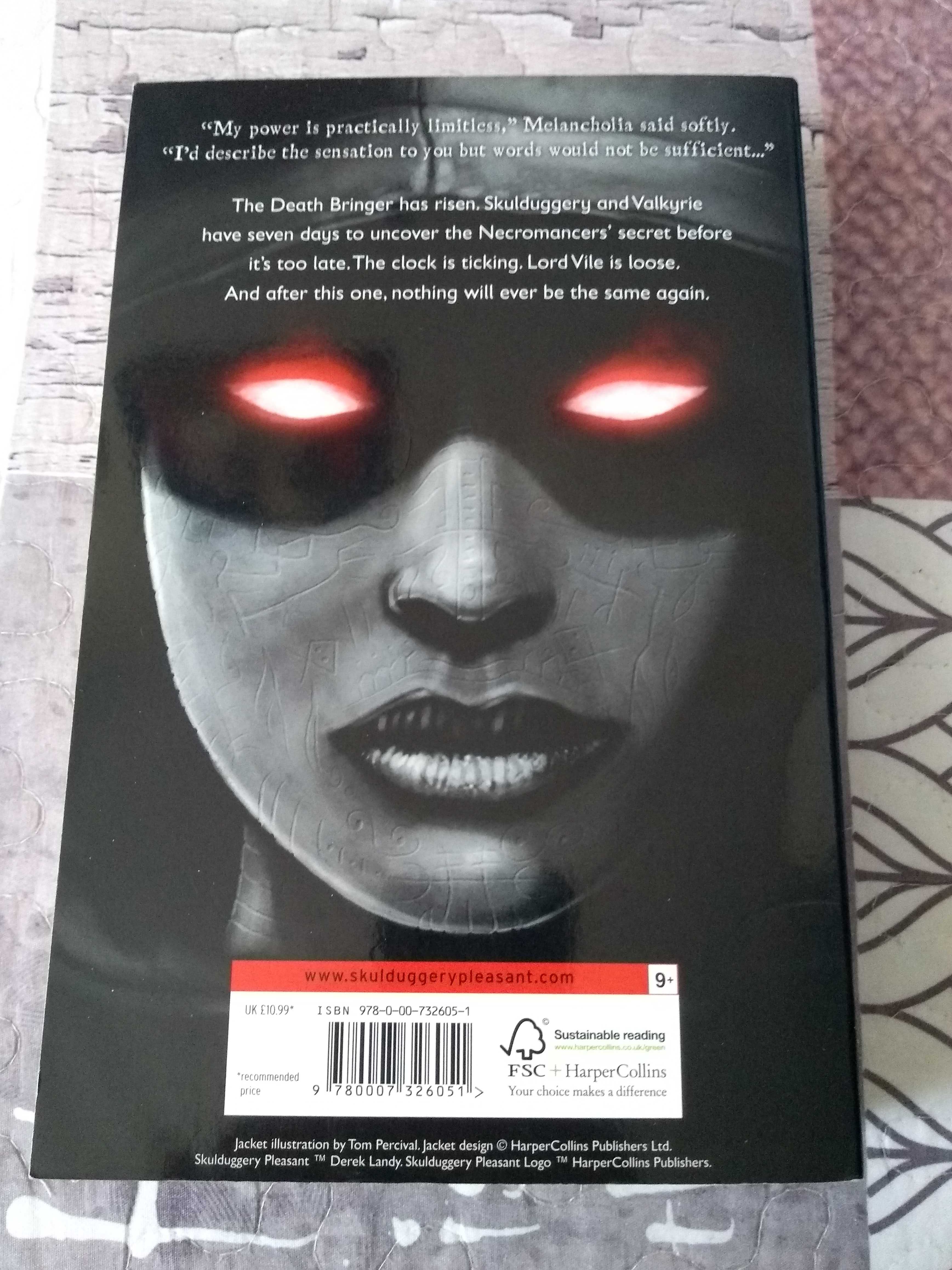 Książka po angielsku Skulduggery Pleasant Death Bringer, Derek Landy