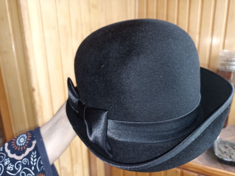 Шляпа женская, размер 56, черная