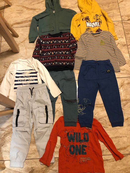 Ubranka rozmiar 110-116