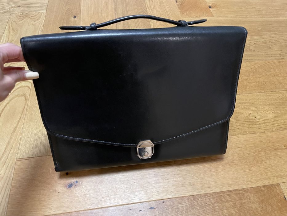 NOWA teczka rozsuwana na dokumenty czarna