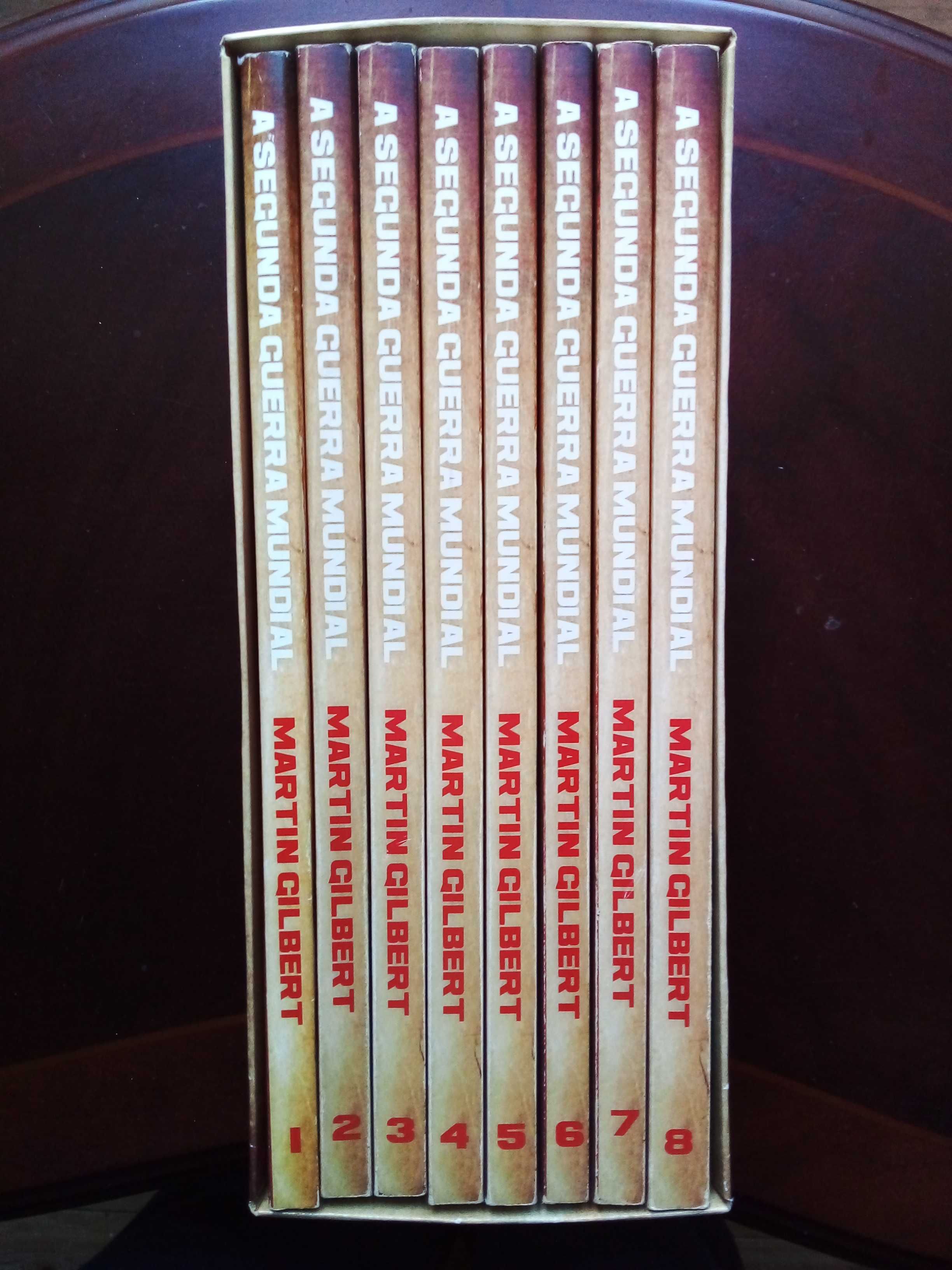 «A Segunda Guerra Mundial» de Martin Gilbert 8 Vol.  colecção Expresso