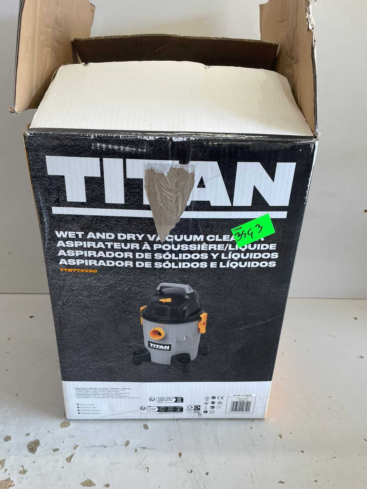 Odkurzacz titan TTB774VAC 34G/3