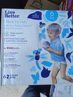 Підгузники Pampers Live better 6 62 шт. США.