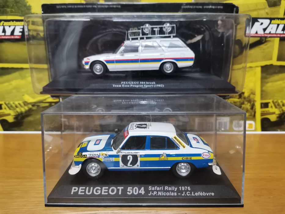 Peugeot 504 Break + Peugeot 504 Ti Team Esso Sport Escala 1 43