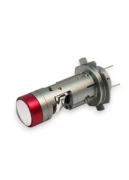 Лампа цоколь H7 Міні лінза LED Світлодіодна Лед Н7 12-24V 30000Lm Біли