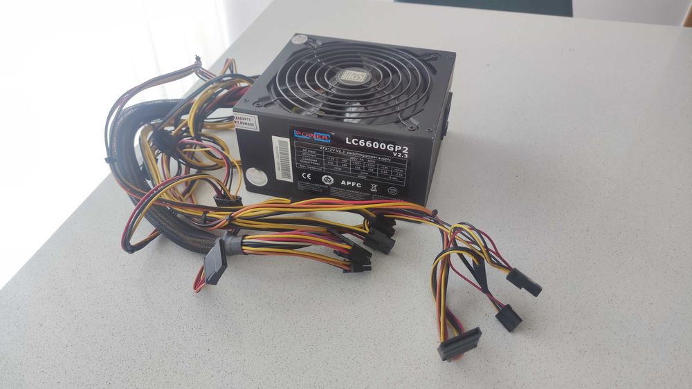 Fonte PC ATX LC power lc6600gp2, 600W