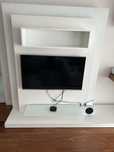 Movel TV com iluminação e vidro c/tampo base 2500 (ANTARTE)