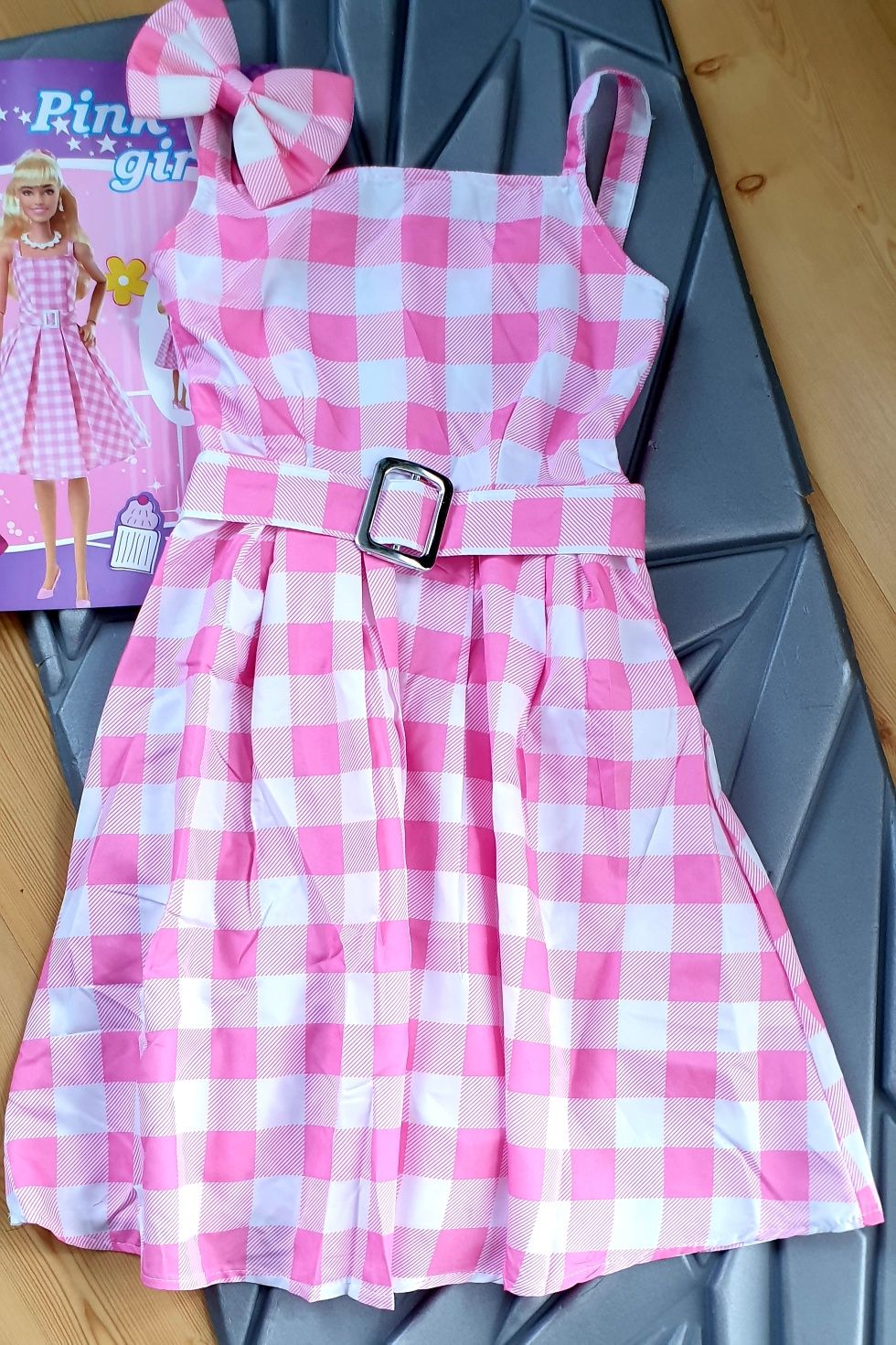 M 110-116 kostium przebranie w stylu Barbie sukienka --- hit