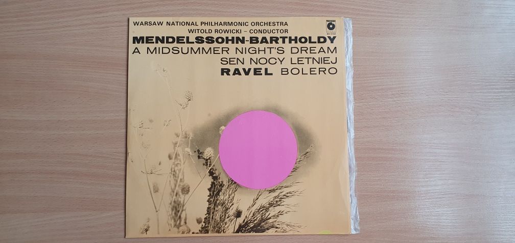 Mendelssohn - Sen nocy letniej, Ravel - Bolero - płyta winylowa