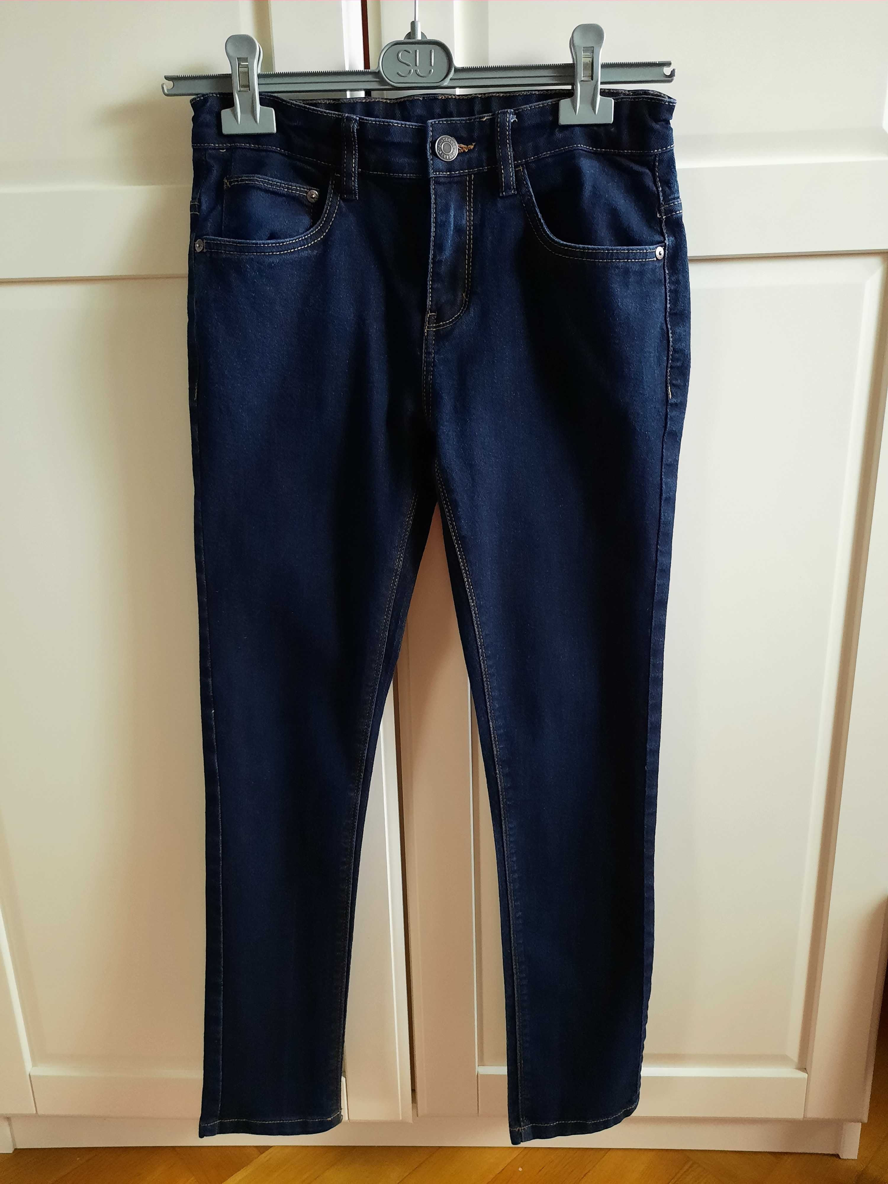 C&A r.164 spodnie jeansy dla chłopca granatowe, nowe bez metki