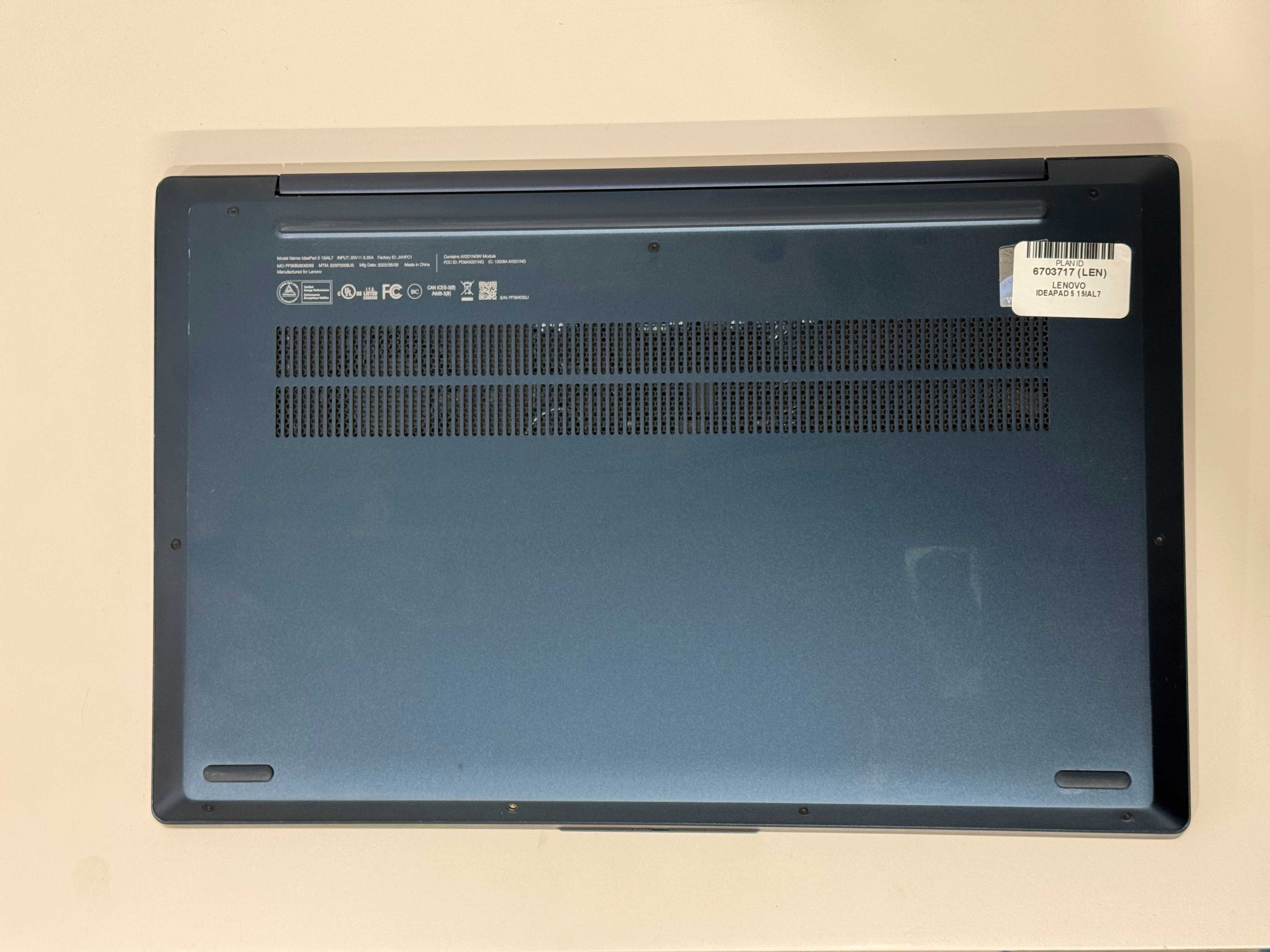 Intel i7-1255U 12GB/256GB Ноутбук Lenovo Ideapad 5 15.6 IPS Touch