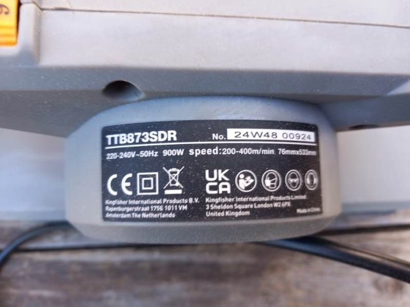 Titan Elektryczna Szlifierka Taśmowa 240 V