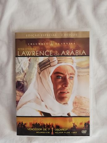 Dvd do filme clássico "Lawrence da Arábia" (portes grátis)