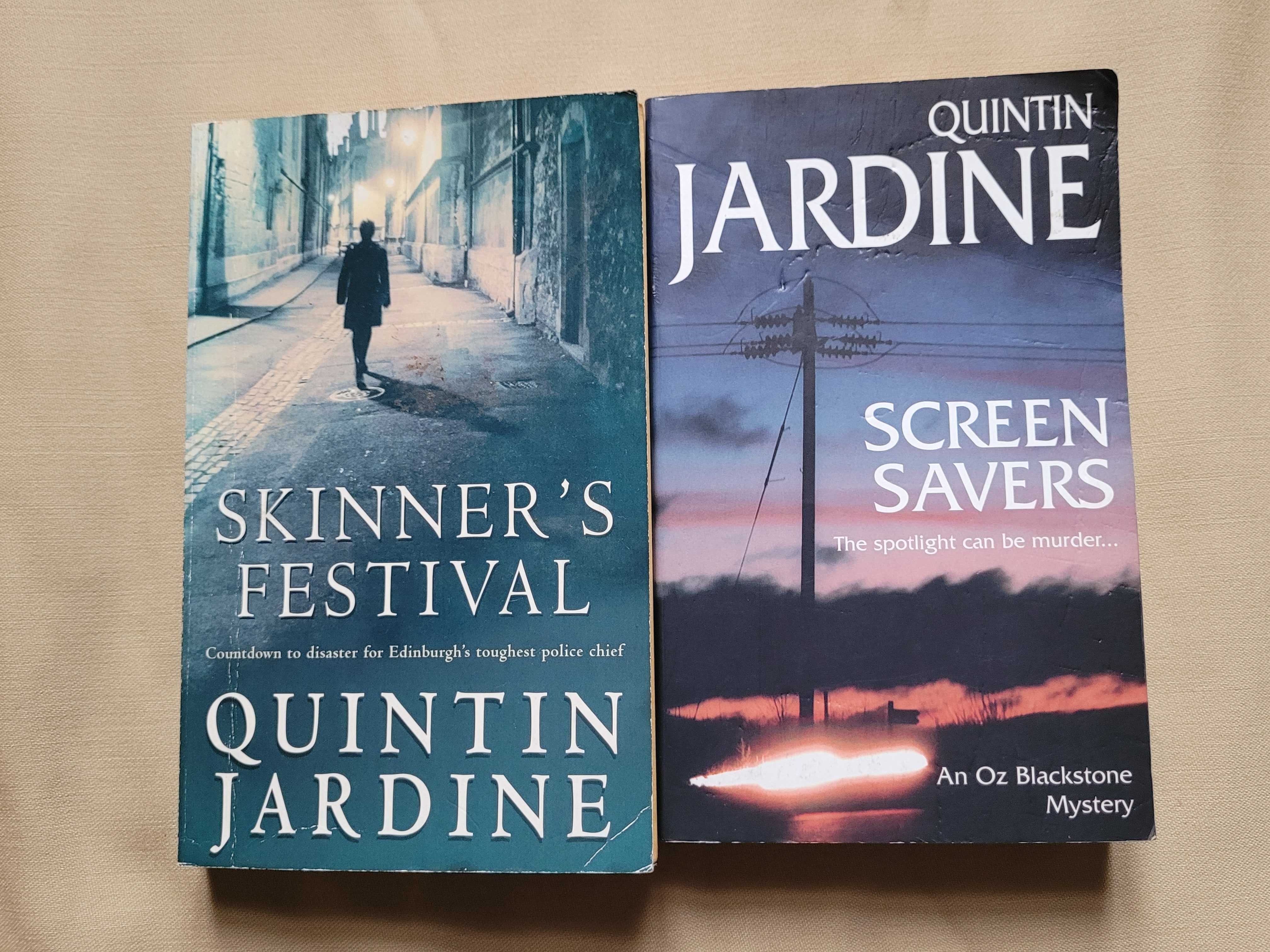 Quintin Jardine, 2 książki, kryminały, po angielsku, cena za zestaw