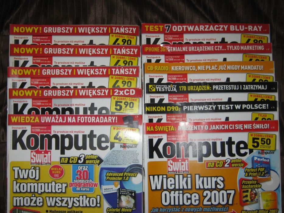 Komputer Świat - archiwalne numery KŚ z lat od 2008 do 2015
