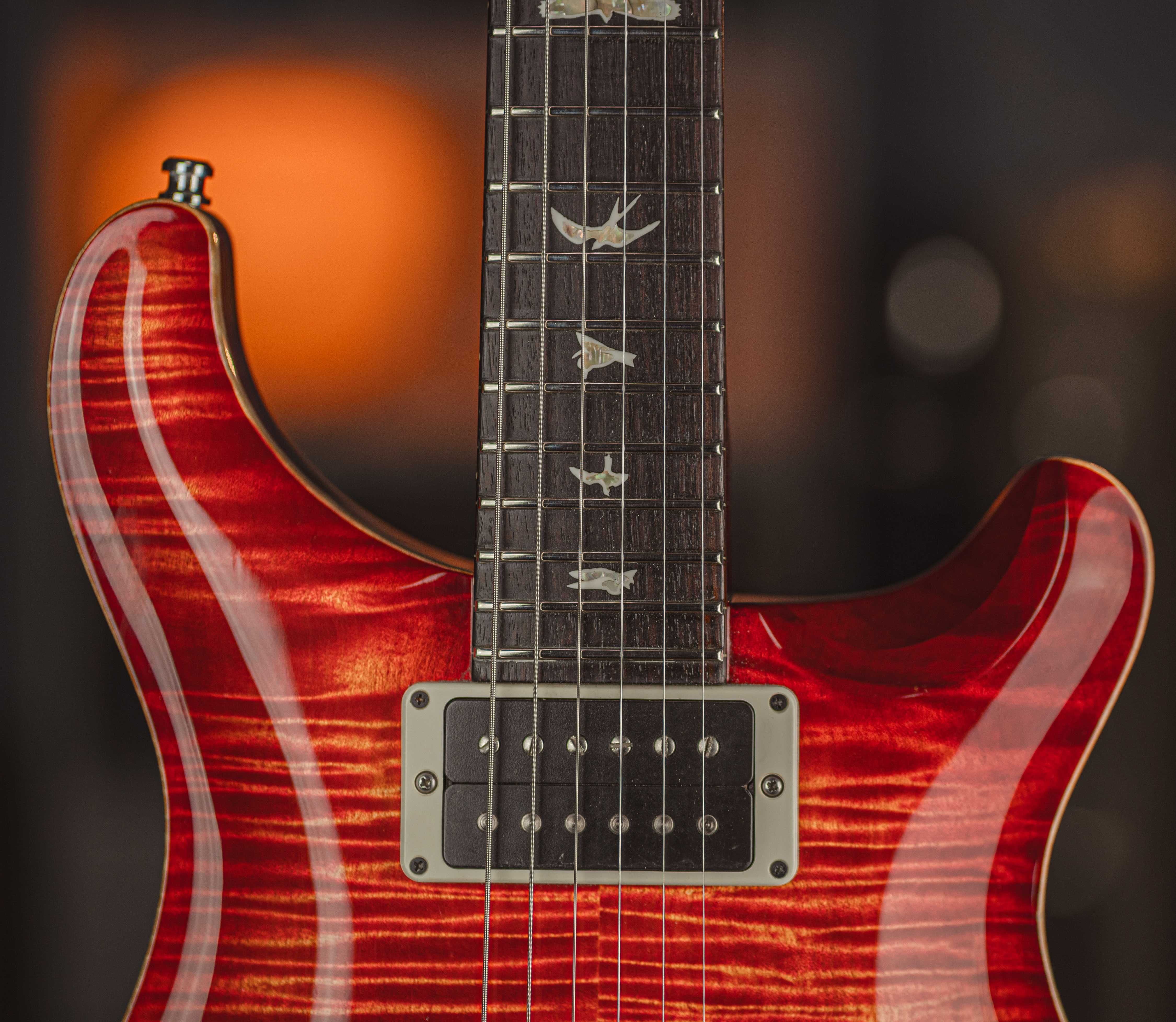 PRS 10 Top Custom 22 Piezo 2014 - Blood Orange