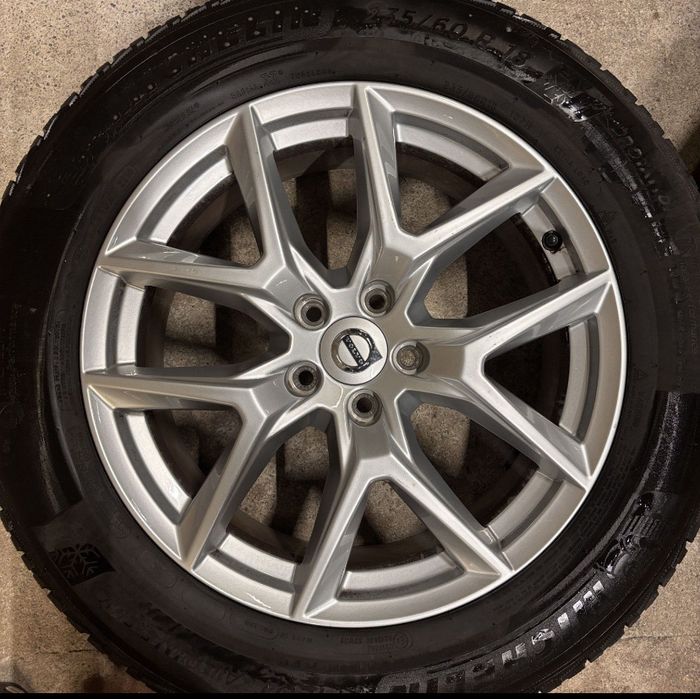 KOŁA 18 felgi Volvo XC 60 5x108 opony zimowe Michelin 4x 235/60R18