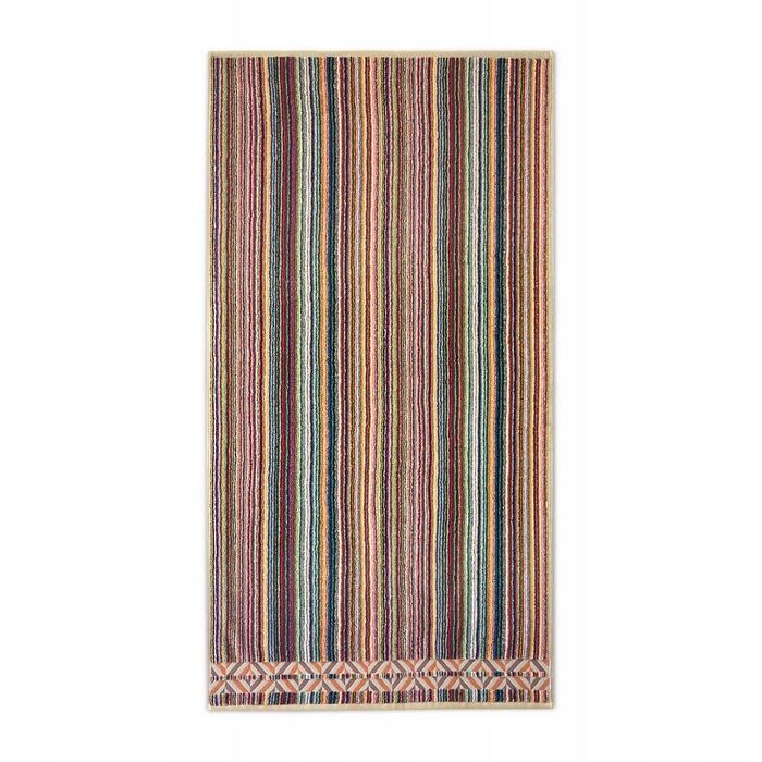 Zwoltex Ręcznik Peru Bawełna Egipska 70X140 Brązowe Paski