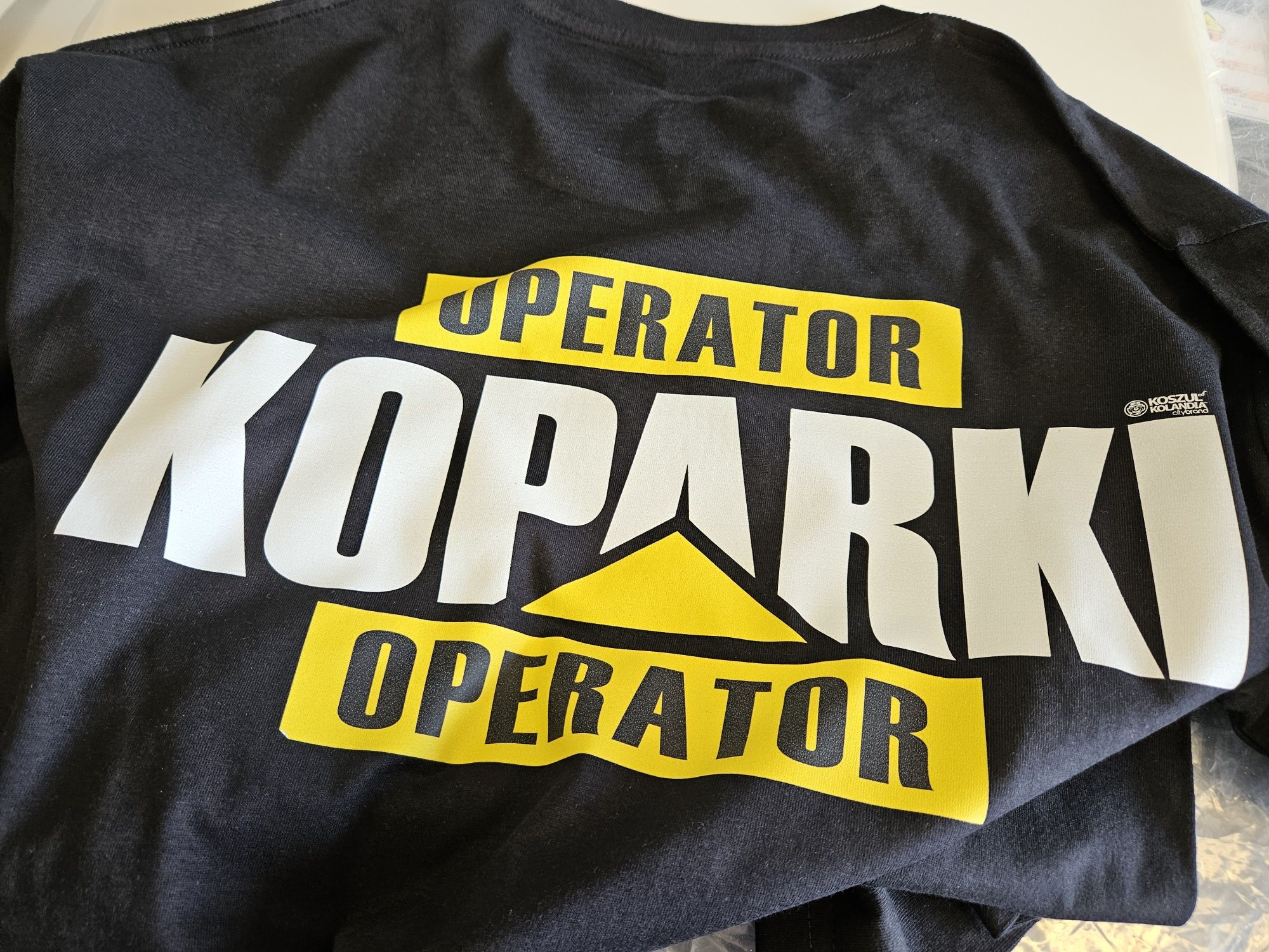 Operator Koparki 8 rozmiarów  | koszulka męska z nadrukiem
