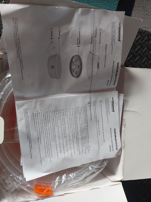 Sterylizator do mikrofalówki na butelki