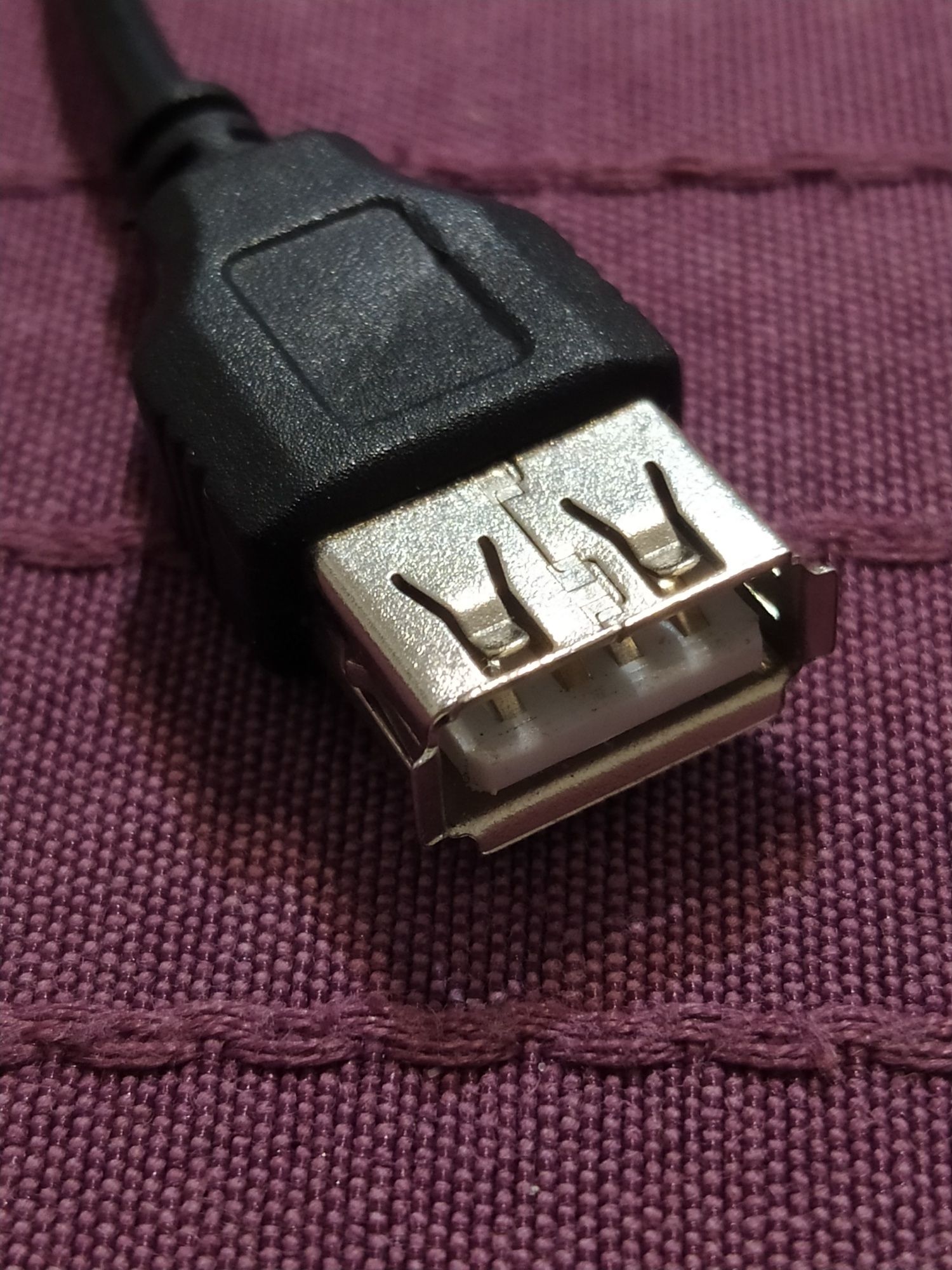 Przejściówka z mini USB na duzą wtyczke