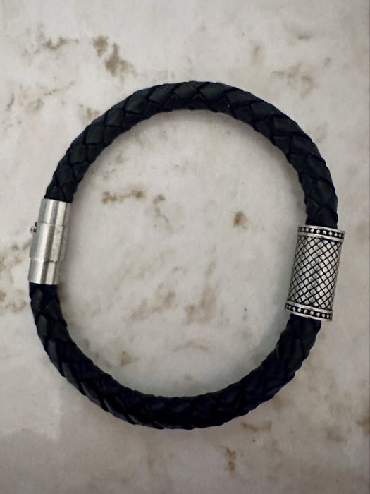 Męska bransoletka Apart – skórzana, elegancka, jak nowa