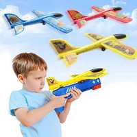 Samoloty z wyrzutnią — 3 paczki piankowych zabawek samolotowych