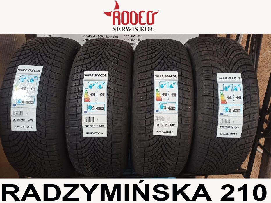 205/55R16 94V DĘBICA NAVIGATOR 3 nowe opony całoroczne