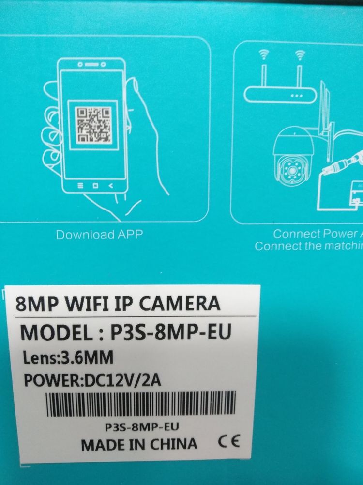 Wifi 4МП 8МП поворотная камера видеонаблюдения 8 кратный зум