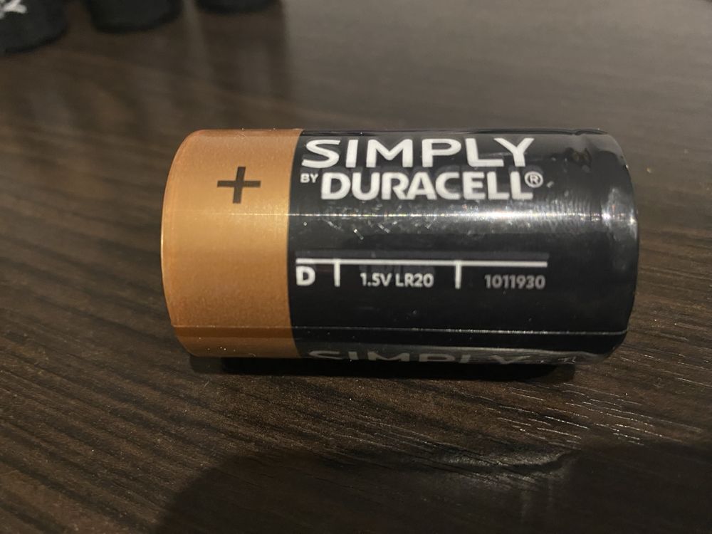 Bateria LR20 Duracell