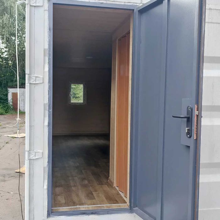 Контейнер (вагончик) утеплений зі всіма зручностями 20 фут (H=2,6m)