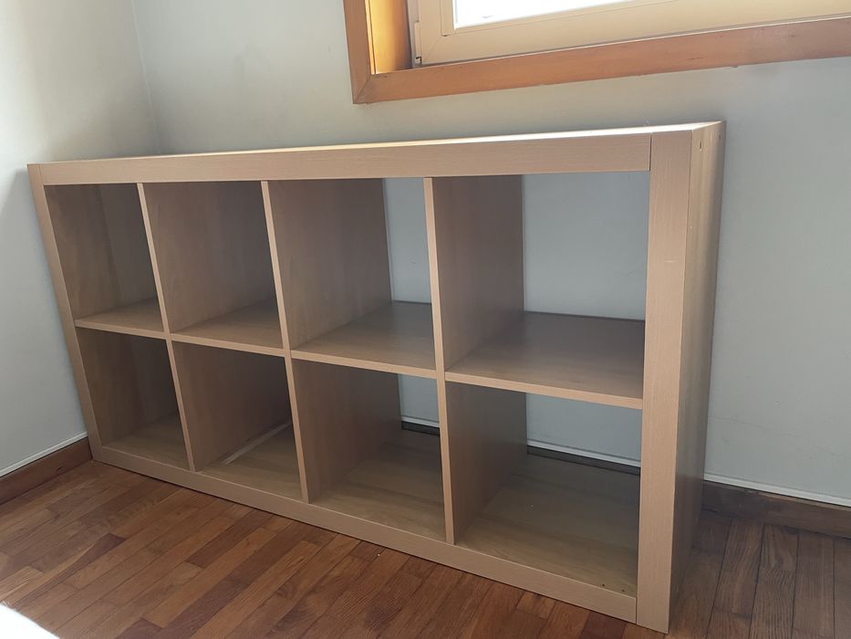 Estante IKEA Kallax - cor carvalho