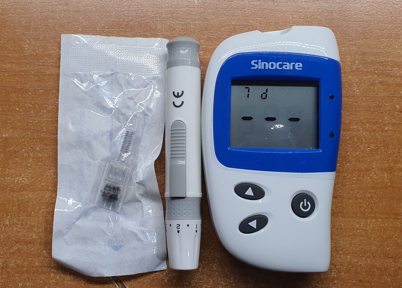 Глюкометр Монітор рівня глюкози в крові, тестовий набір Sinocare Safe