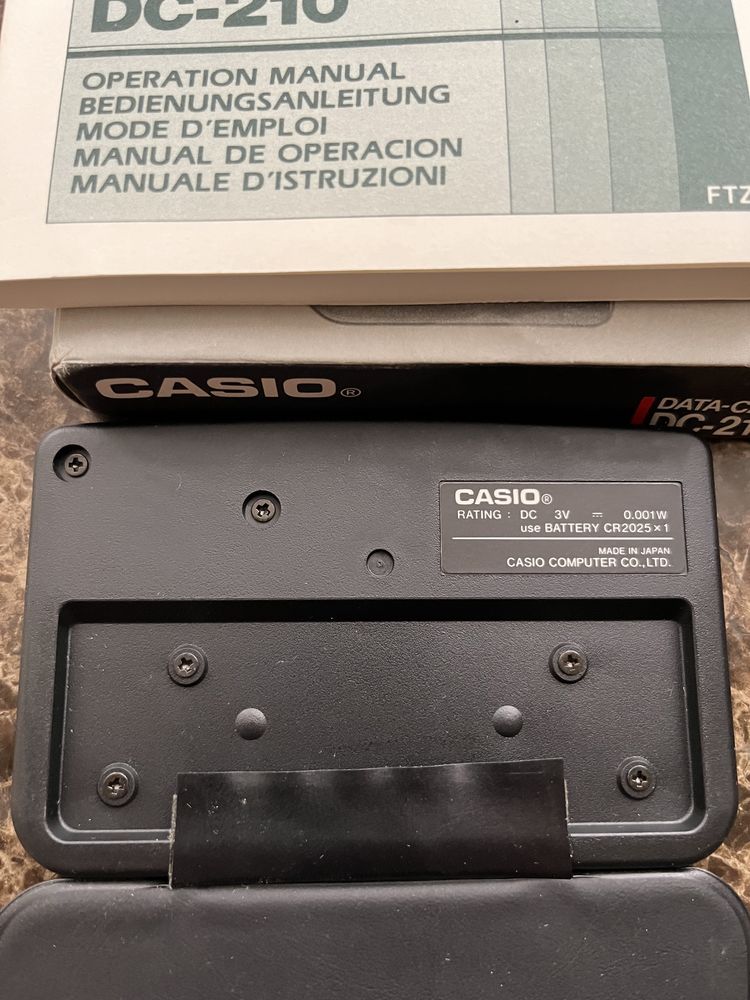 электронная записная книжка Casio