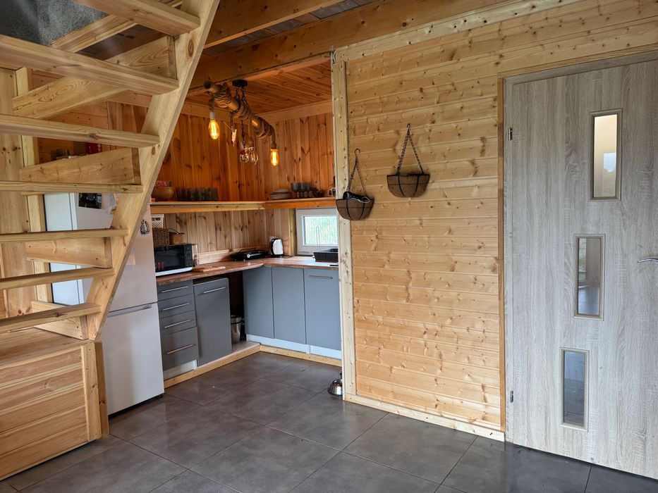 Domek 5x7 nad jeziorem ZAMIANA do końca września cena