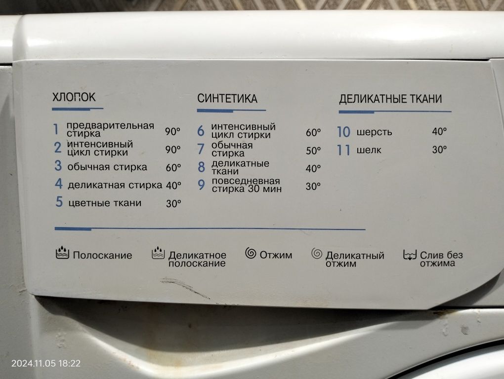 Стиральная машина Indesit WISN 100