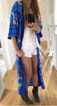 Kimono boho narzutka kaftan szlafroczek warsztaty rozwój