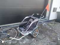 Dwuosobowa przyczepa rowerowa Thule Chariot Chinook wózek do biegania