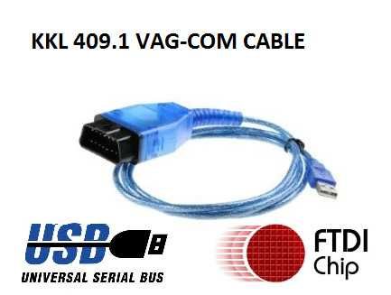 Автосканер USB KKL VAG-COM 409.1 на чипе FTDI FT232