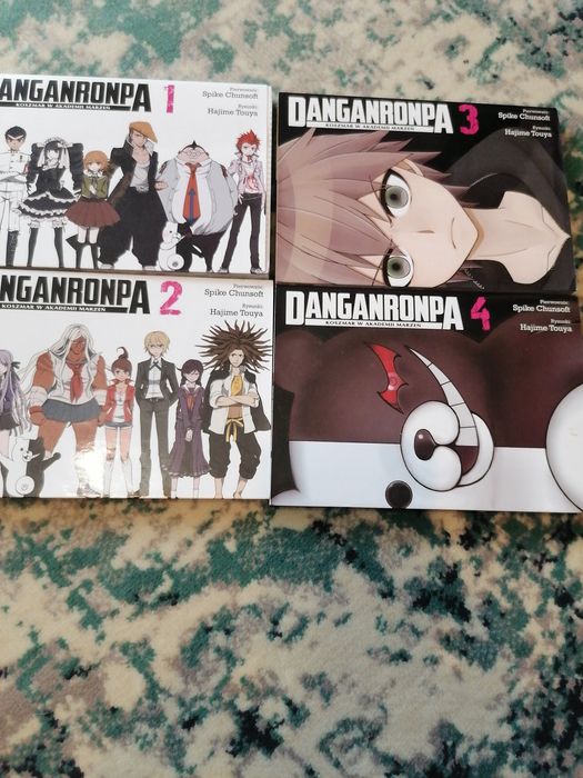 Komiksy Manga cztery części