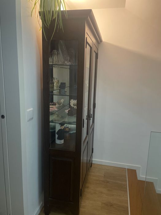 Móvel vitrine madeira antigo
